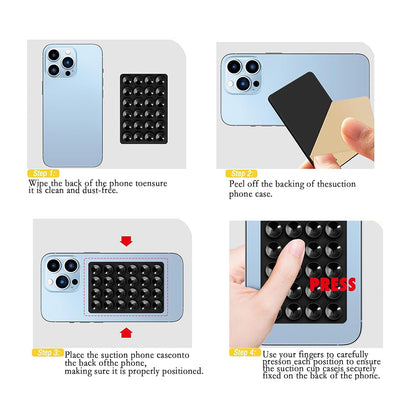 Techsuit SP-PAD Suction Cup Holder, Violet