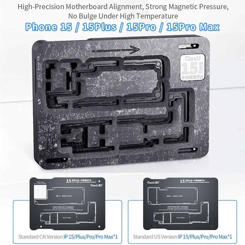 QIANLI Magnetic PCB Work Holder for Apple iPhone 15 Series