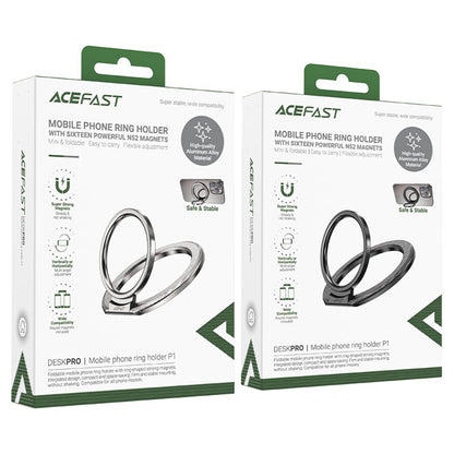 Acefast P1 Ring Holder, Universal, Black