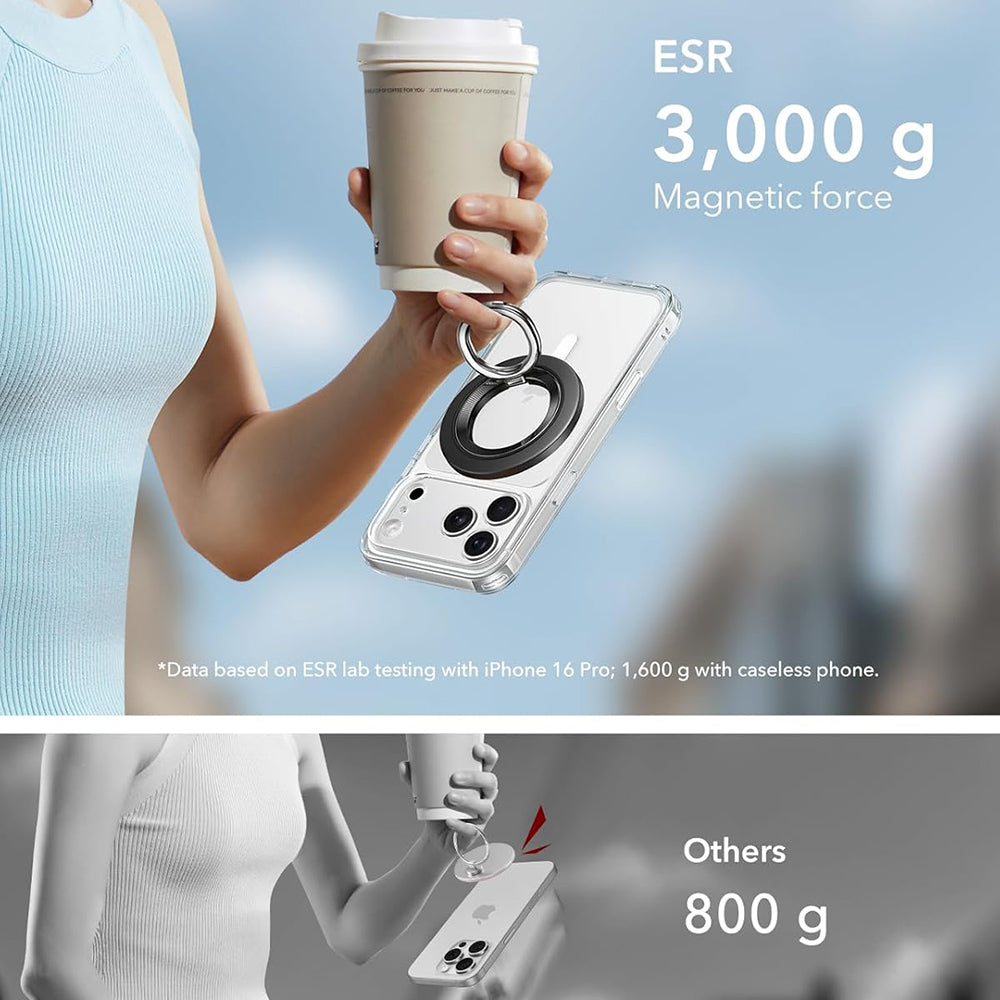 ESR HaloLock Ring Holder, Black