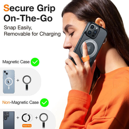 Torras Ostand Ring Holder, Universal, Silver