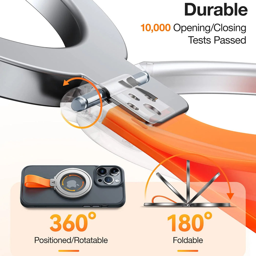 Torras Ostand Ring Holder, Universal, Silver