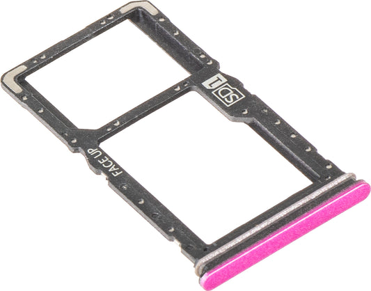 SIM Card Holder Motorola Moto G55, Magenta (Twilight Purple), Service Pack S948E40609