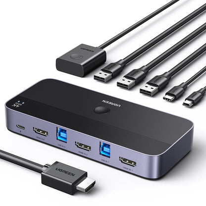 HDMI Video Switch UGREEN CM664, Black