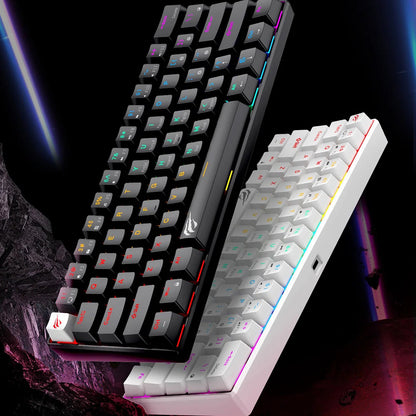 HAVIT KB903L Gaming Keyboard, RGB, 1.8m, White Blue
