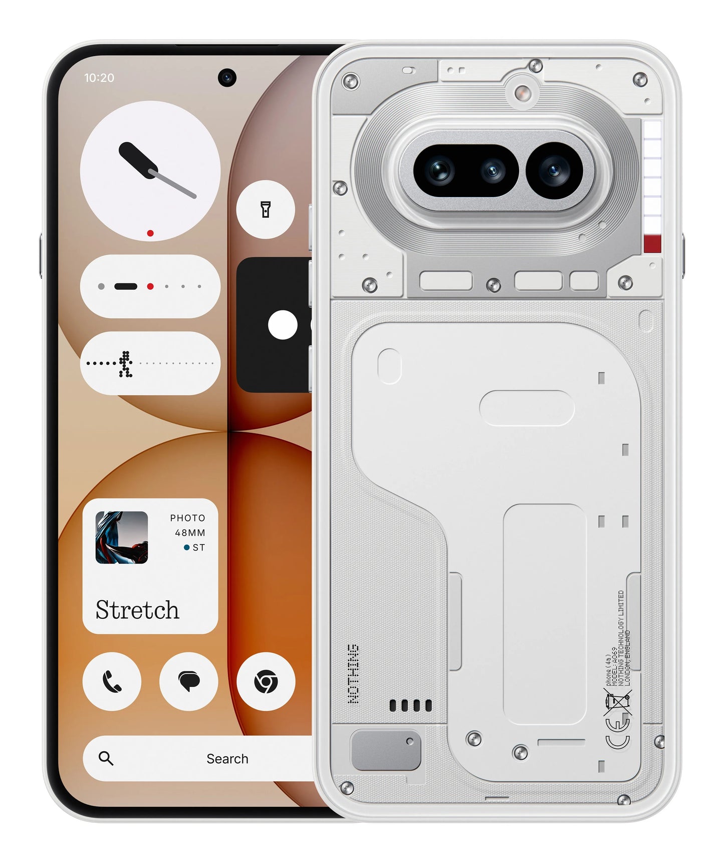 Nothing Phone (4a) Mobile Phone, 128GB, 8GB, White A10400277