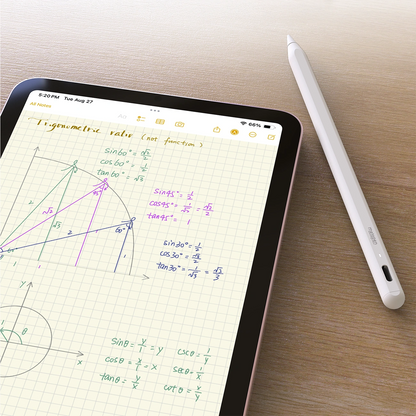 Touch Pen Metapen A8 for Apple iPad, Active Version, White ME-APP152