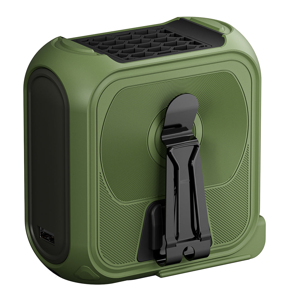 Techsuit Z13 Portable Fan with 10000mAh External Battery, Green