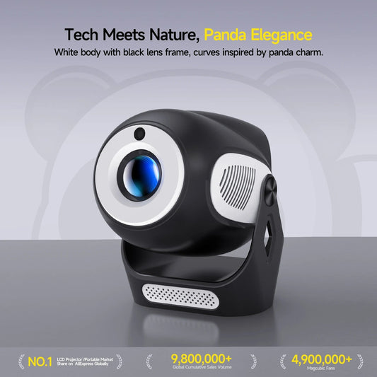 Magcubic HY300X-2 Projector, 720P, 200ANSI, Black