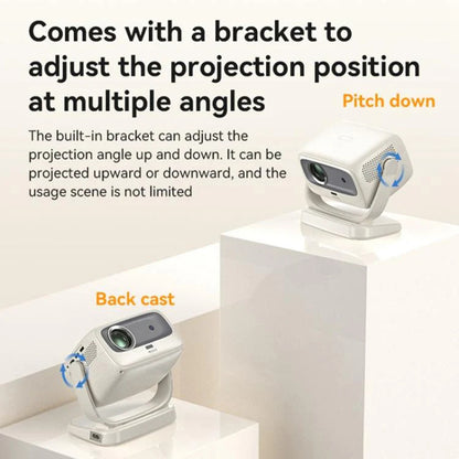 Yesido TV13 Projector, 720P, 190ANSI, Android 9.0, White